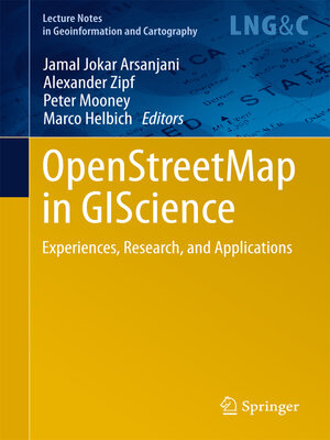 cover image of OpenStreetMap in GIScience